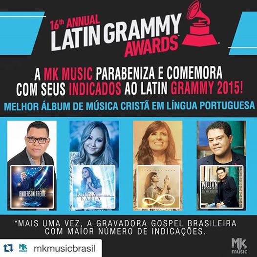 MK Music tem 4 indicações ao Grammy Latino